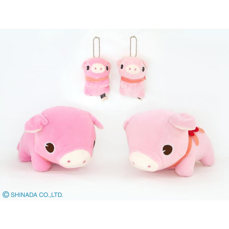 シナダ ぬいぐるみ レトロトリオ ブタ Mサイズ : シナダオンライン