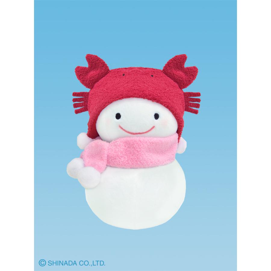 シナダ 雪ダルマちゃん へんしん かに ぬいぐるみ : シナダオンライン
