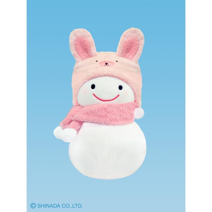 シナダ 雪ダルマちゃん へんしん うさぎ ぬいぐるみ : シナダ