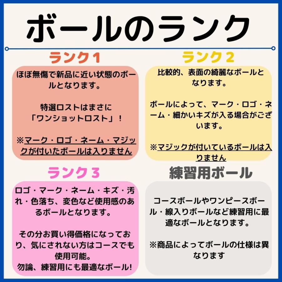 BRIDGESTONE GOLF ロストボール ランク1 BRIDGESTONE GOLF ロストボール ランク1