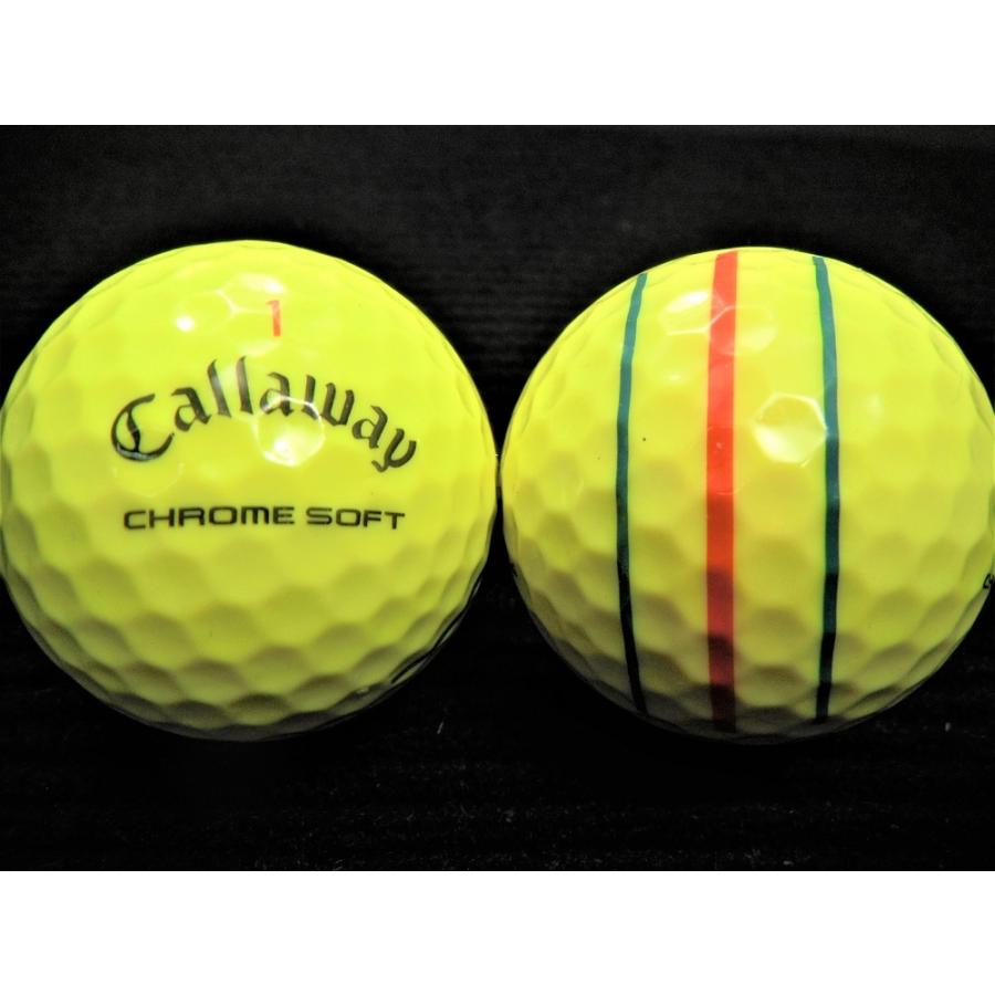 ロストボール　ランク１　Callaway キャロウェイ　ＣＨＲＯＭＥ ＳＯＦＴ　トリプルトラック　２０年モデル　イエロー｜shindai｜04