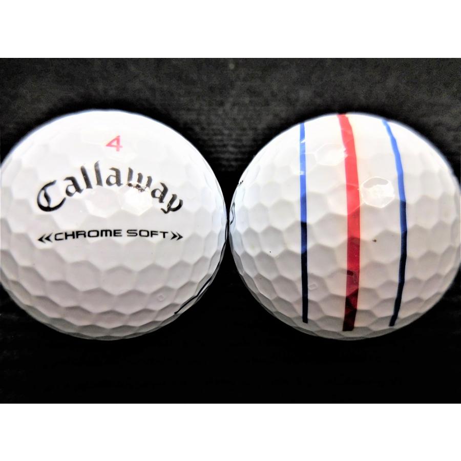ロストボール ランク1 Callaway キャロウェイ CHROME SOFT トリプル