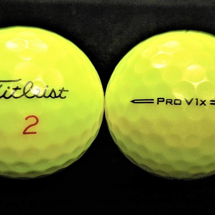 ロストボール ランク2 タイトリスト Pro V1X 23年モデル イエロー 1球