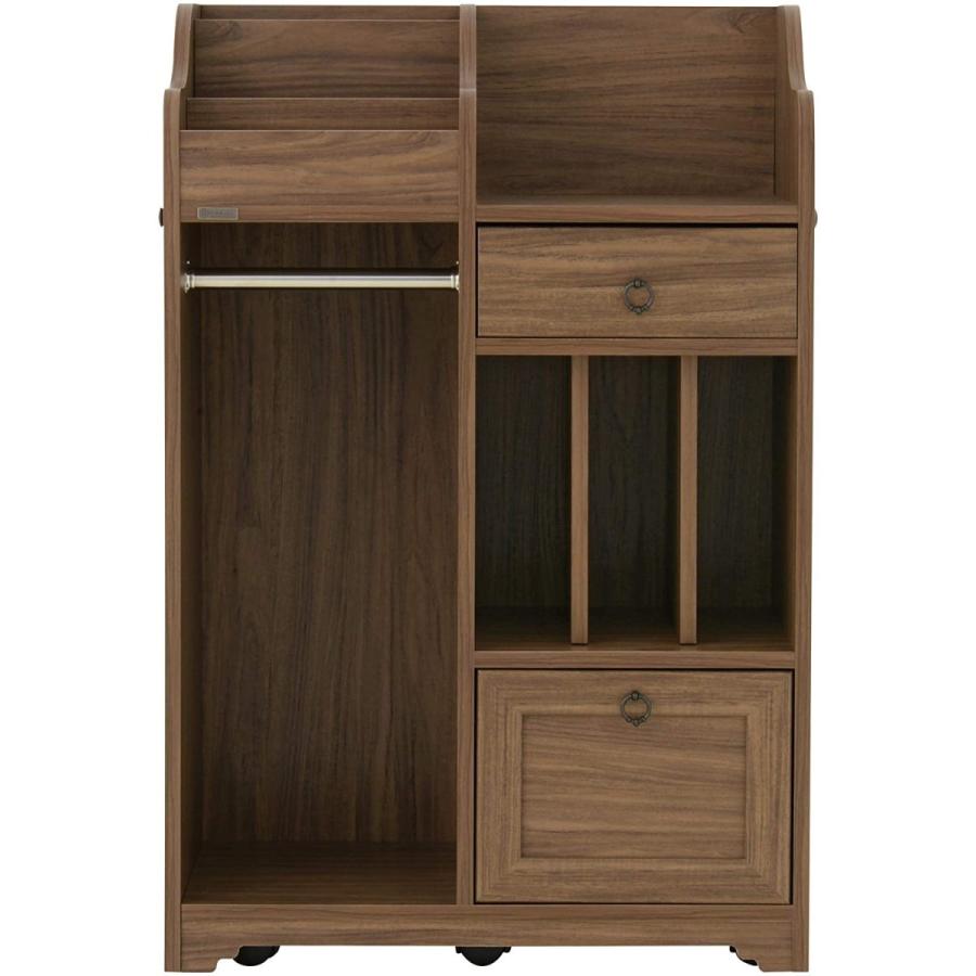 豪華 佐藤産業 Anri ランドセルラック 幅70cm 奥行45cm 高さ106cm ブラウン キッズ家具 キャスター付き ハンガーラック An106 70 最新情報 Monw3at Com
