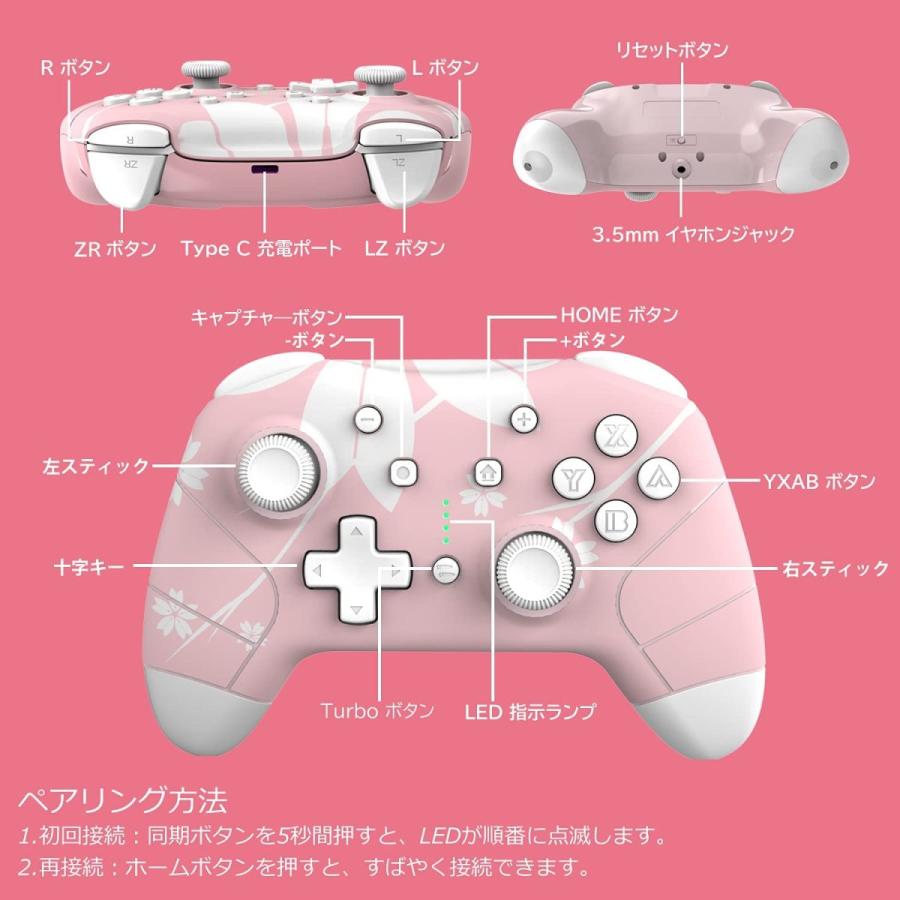 ネット限定 21最新 無 Hd振動 Bluetooth接続 最新バーション対応 スイッチコントローラー ワイヤレス コントローラー Switch Mytrix コントローラーコンバーター Ternamedical Org