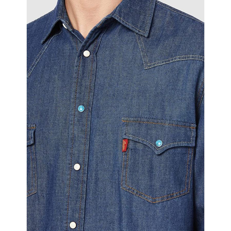 送料無料 新品 インディアン ボタンシャツ デニムウェスタンシャツ インディゴ M 長袖 Pathwaysfl Org