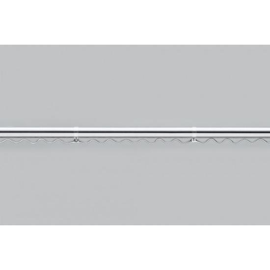 物干し竿 ステンレス巻 伸縮竿 ハンガー掛け付き 4m 2本セット つなぎ目なし 洗濯 ものほし 屋外 新生活