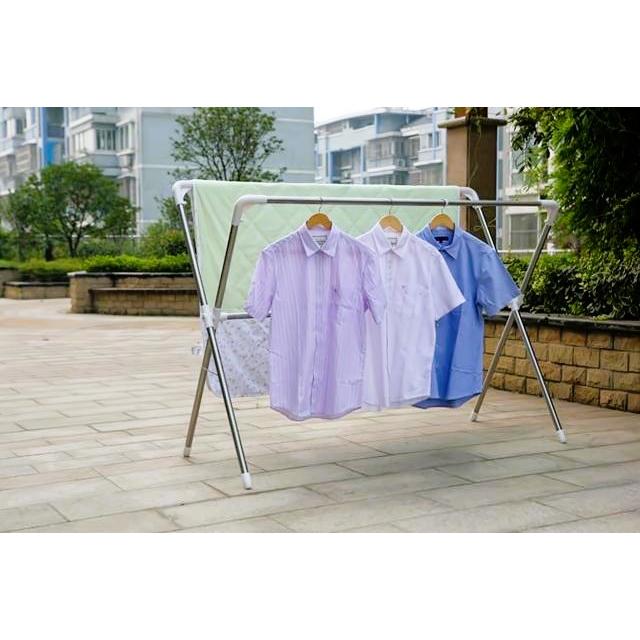 新英 物干し X型 伸縮 布団干し 室内外 組立簡単 S 洗濯 もの
