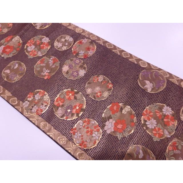 還元祭 リサイクル 花丸文様織出し袋帯 爆売り Www Yalaphone Com