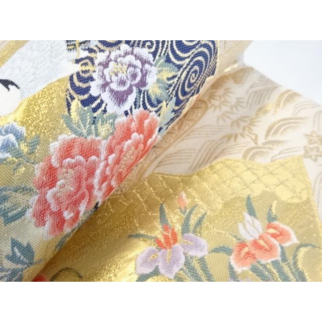 リサイクル 本金箔扇面に鴛鴦 鶴花模様織出袋帯 Ys Kimono Shinei ヤフー店 通販 Yahoo ショッピング