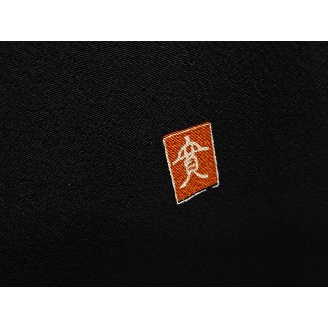 リサイクル　作家物　遠山に寺院風景模様刺繍留袖(比翼付き)｜shinei｜13