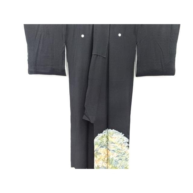 リサイクル　作家物　遠山に寺院風景模様刺繍留袖(比翼付き)｜shinei｜18