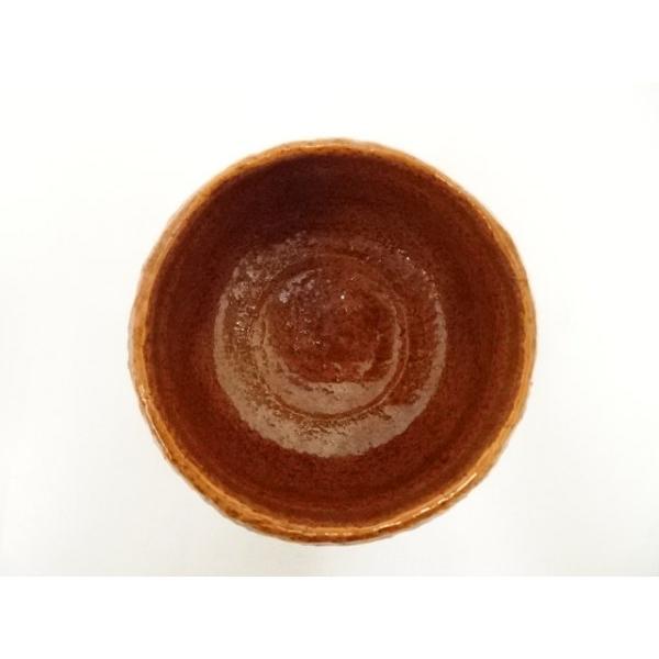 ys6852803; 佐々木昭楽造 飴釉茶碗（共箱）【道】 : kimono-Shinei