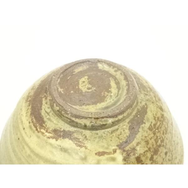 五島哲（越前焼刷毛目草文抹茶茶碗） ys6975594; 越前焼 五島哲造 刷毛