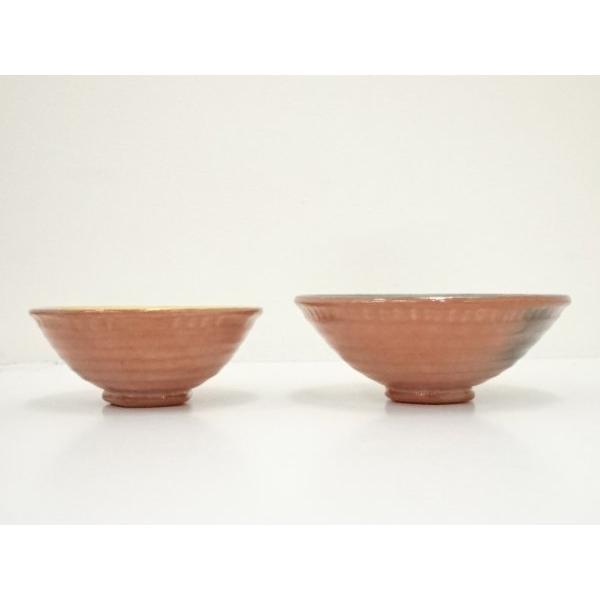 煎茶茶碗6客 初代三浦竹軒 紫紅漢詩の画