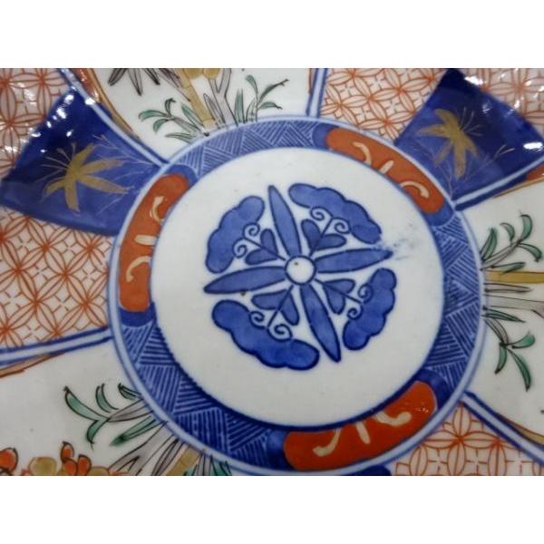 ys7096771; 宗sou 古伊万里 染付赤絵 松竹梅なます皿3客揃【道