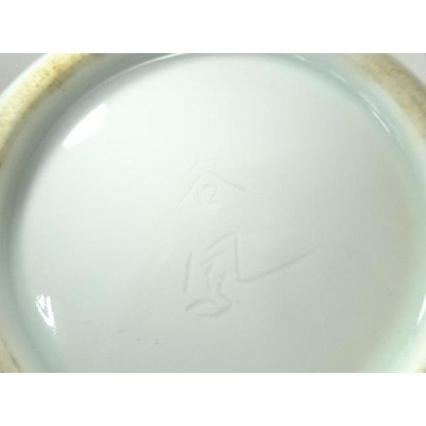 ys7097261; 宮崎谷男（谷鳳）造　青磁線彫花瓶（共箱）【道】_9