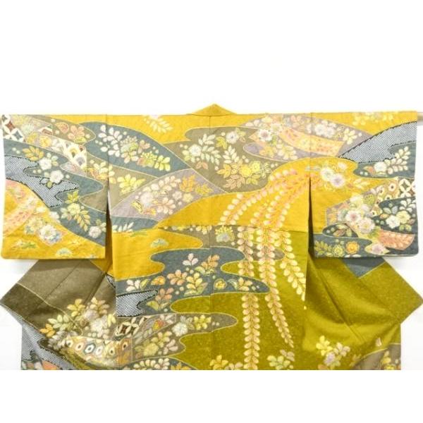 豪華【辻が花絞り染】翠山工房正絹 振袖セット s760 | 着物 夢美月