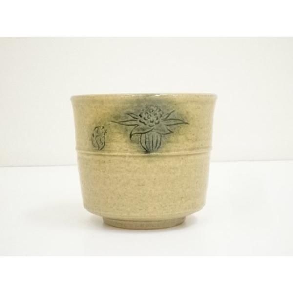 茶道具 灰志野 茶碗 寺田美山造 共箱 美品 739 ys7028891; 宗sou 寺田