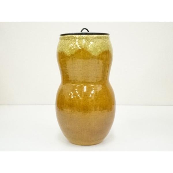 唐草文 水指 吉向蕃斎七世松月