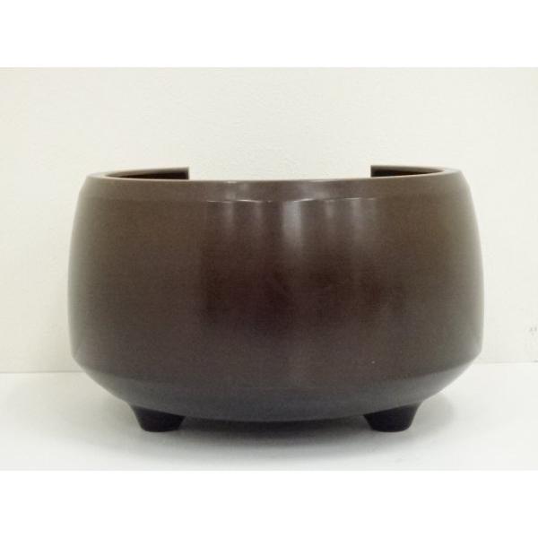 【茶道具】一ノ瀬宗也造　唐銅面取風炉（共箱）★送料込★ ys7187192; 一ノ瀬宗也造 唐銅面取風炉（共箱）【道】