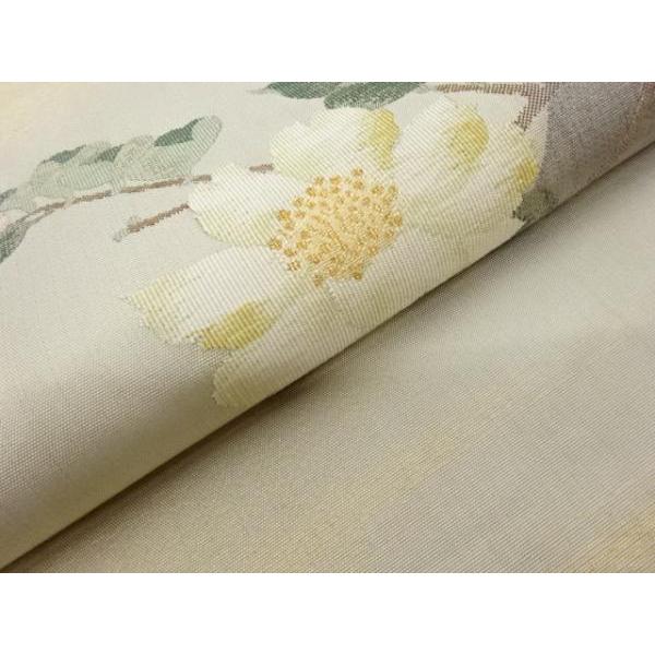 ys7232464; 霞に枝葉・花模様織出し袋帯 : kimono-Shinei ヤフー店