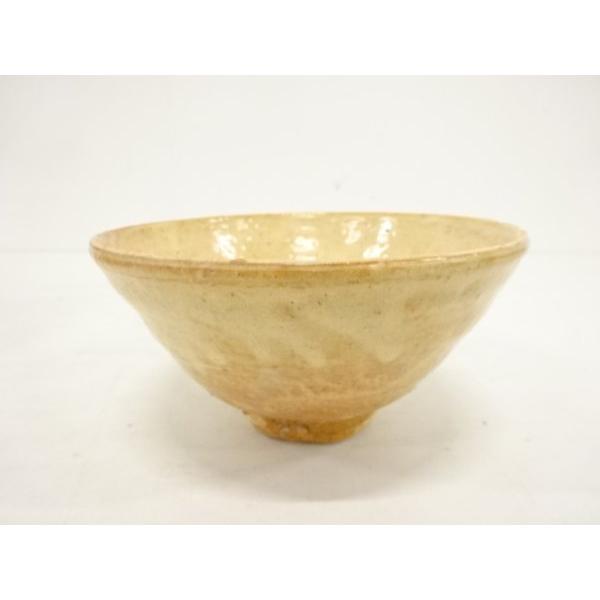 T362 茶碗 『萩焼』『松籟庵 城山窯 金子信彦 造』 共箱 抹茶碗 茶道具