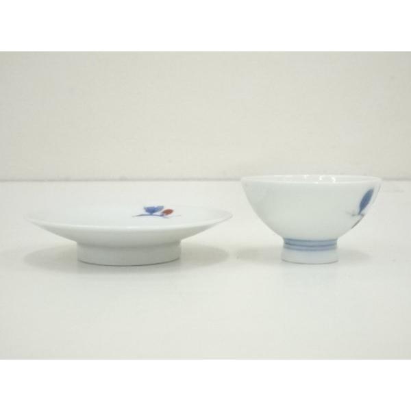 ys7275444; 有田焼 十二代 酒井田柿右衛門造 染錦柿画酒器揃（共箱