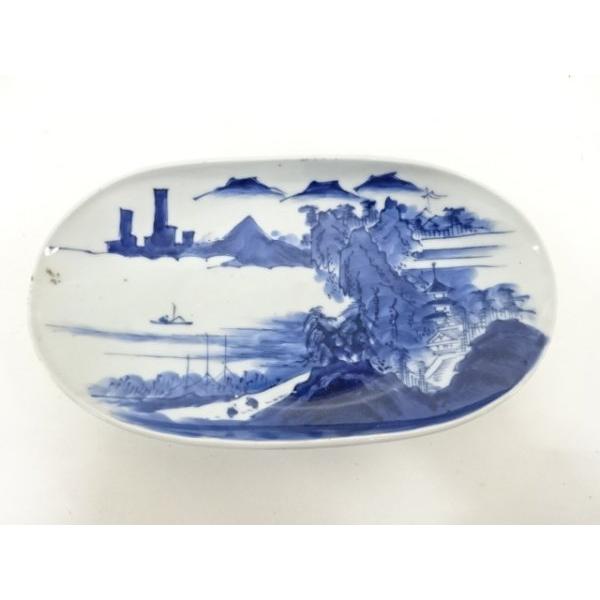 新作登場，セール ys7277436; 古伊万里 染付 山水 長皿 5客揃