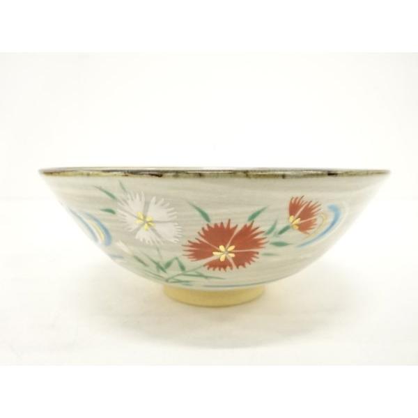 尾形乾山写 京焼名工 馬場京泉 色絵金彩 高台皿 8客