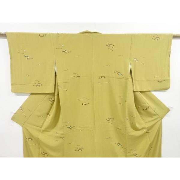 平和屋着物○十日町友禅作家 村松竜介 訪問着 枝花文 正絹 逸品 DAAS2187tw 