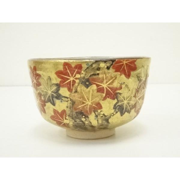 ys7335152; 京焼 南口閑粋造 乾山紅葉茶碗（共箱）【道】 : kimono
