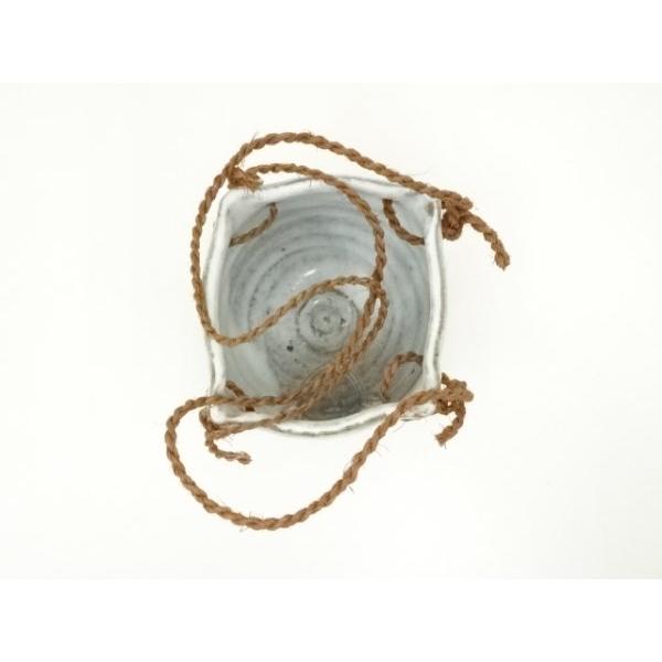 ys7346754; 萩焼 渋谷泥詩造 掛花入（共箱）【道】