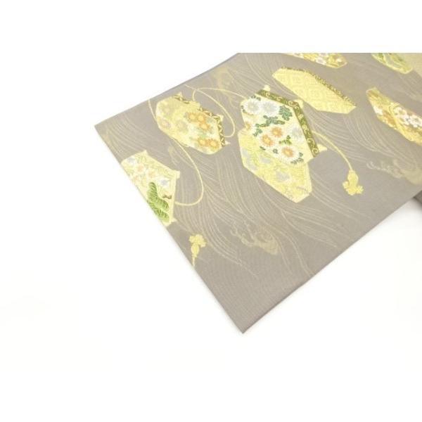 正絹 袋帯 六通柄 蔭山織物 箔屋清兵衛 悠久の美 逸品 未