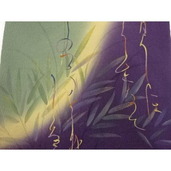 平和屋着物＊夏物 六通柄 本袋帯 唐織 草花文 金銀糸 正絹 逸品 DAAX5711cm