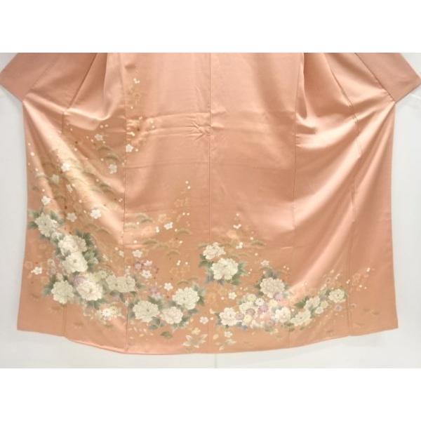 ys7421087; 松竹梅に牡丹模様刺繍訪問着【着】
