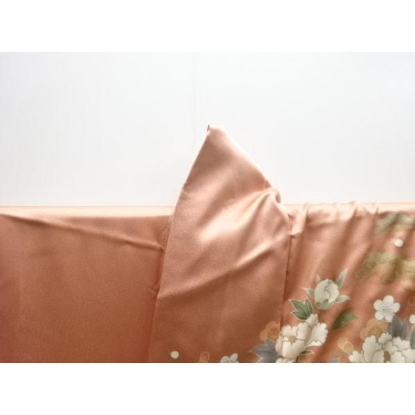 ys7421087; 松竹梅に牡丹模様刺繍訪問着【着】