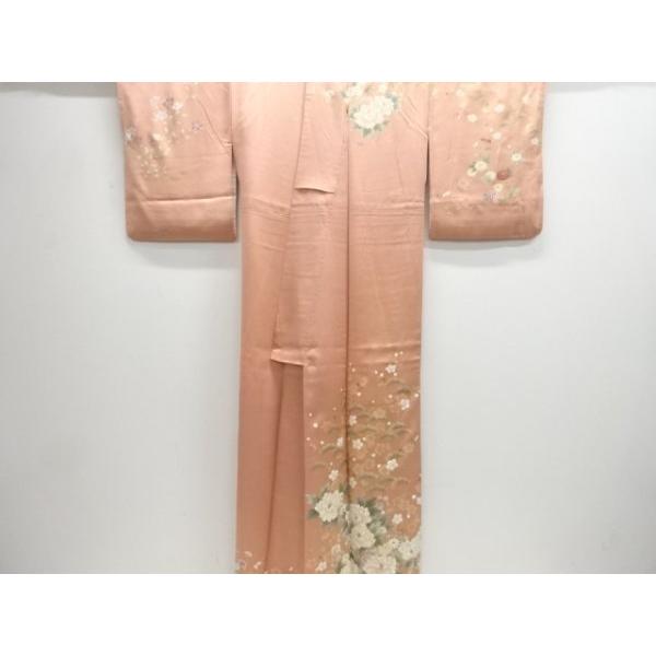 ys7421087; 松竹梅に牡丹模様刺繍訪問着【着】