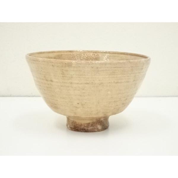 ys7422103; 萩焼 大野瑞峰造 茶碗（銘：松風）（前大徳 福本積應