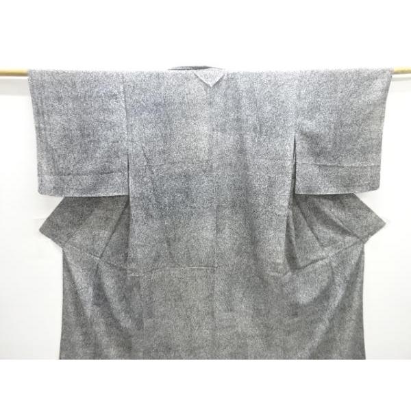 ys7443729; 駒絽 のり散らしに草葉模様付け下げ小紋着物【着】_1