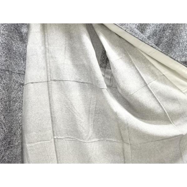 ys7443729; 駒絽 のり散らしに草葉模様付け下げ小紋着物【着】_4