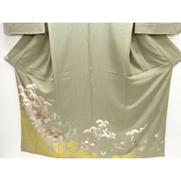 ys7473982; 作家物　屋敷に草花模様五つ紋色留袖【着】