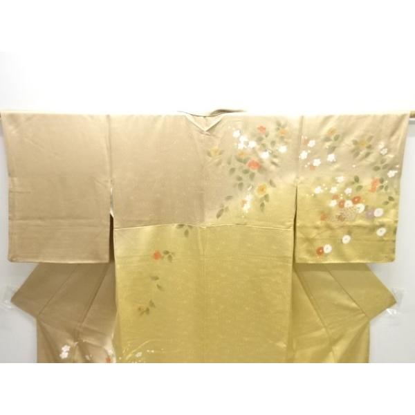ys7493390; 地紙に菊・梅模様刺繍一つ紋訪問着【着】_1