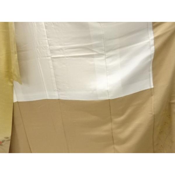 ys7493390; 地紙に菊・梅模様刺繍一つ紋訪問着【着】_6