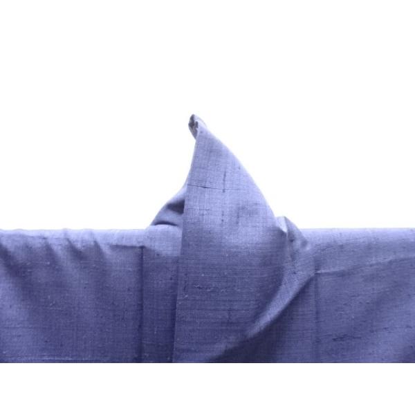 ys7531960; 鱗模様手織り紬訪問着【着】
