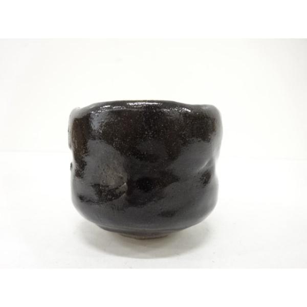 ys7563551; 一休庵 中村道年造 黒楽 茶碗【道】 : kimono-Shinei