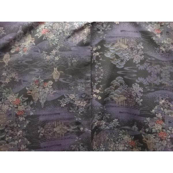 平和屋着物○本場大島紬 一元絣 笹竹文 正絹 逸品 未使用 AABC9222ck