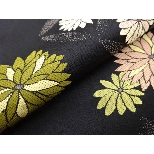 ys7737888; 七宝に菊模様織出し洒落袋帯【着】 : kimono-Shinei ヤフー