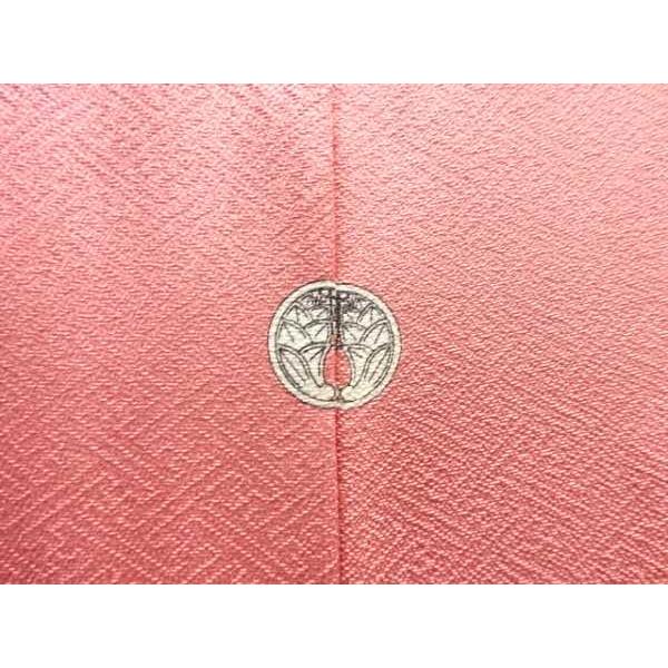 ys7738433; 網干に御所車模様刺繍三つ紋色留袖（比翼付き）【着】_4