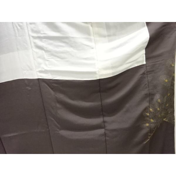 ys7739237; 金彩松ぼっくり模様刺繍一つ紋色留袖(重ね衿付き)【着】_5